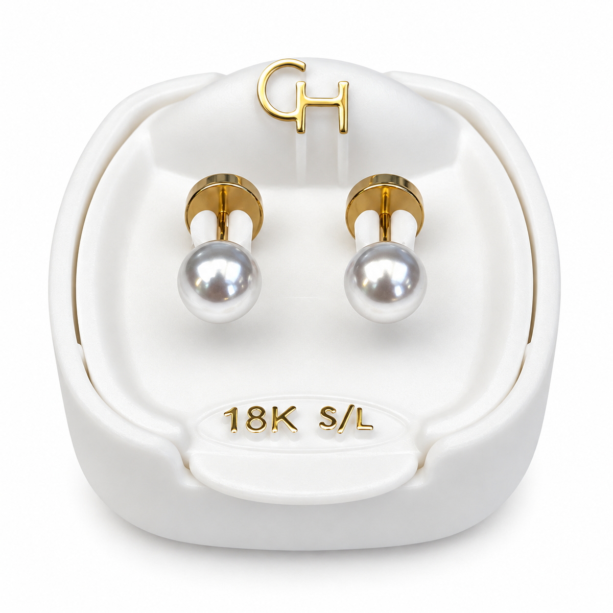Abridores Perlitas Oro con Tic Laminado - Cajita Blanca