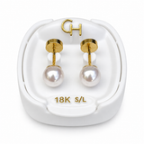 Abridores Perlitas Oro con Tic Laminado - Cajita Blanca