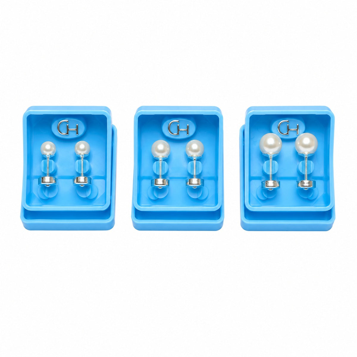 Abridor Perlas de Plata 925 - Cajita Azul
